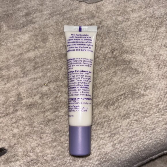 Meaningful Beauty Cindy Crawford Lifting Eye Creme Advanced 0.5 oz/ 15ml New - Picture 2 of 4